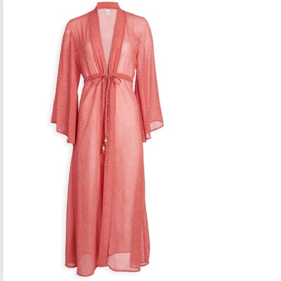 🌟Kimono in Red Floral Small - Picture 3 of 16